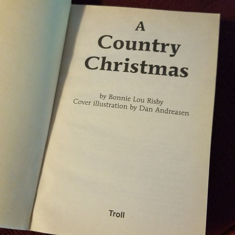 A Country Christmas Vintage Troll Paperback