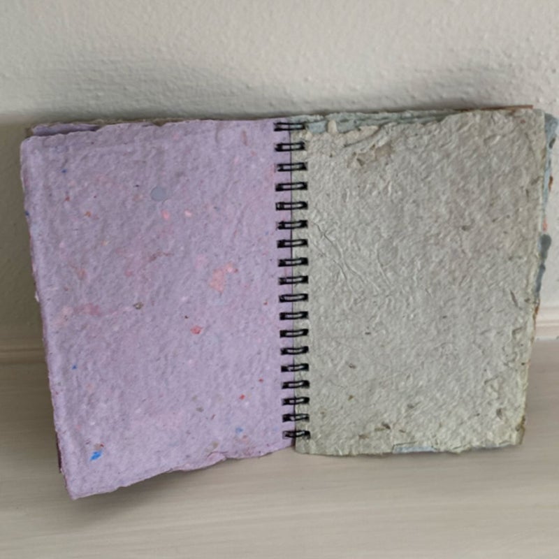 Rainbow Notebook, Handmade 