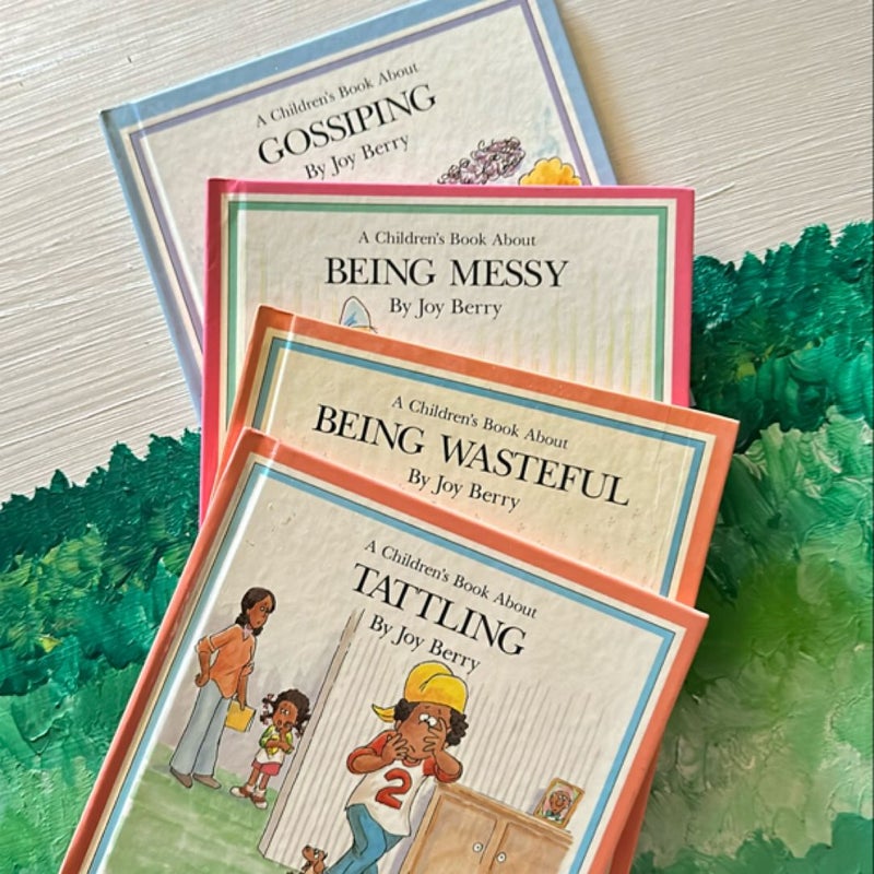 4 Childrens’ Books about: Being Messy, Being Wasteful, Tattling, Gossiping