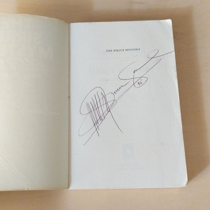 The Sirius Mystery-Signed Copy