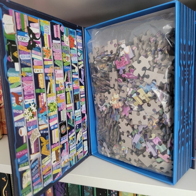 Illumicrate The Science Fiction Bookcase 1000 Piece Puzzle