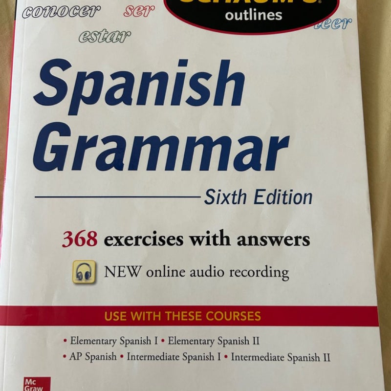 Schaum's Outline of Spanish Grammar