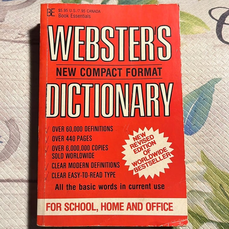 Webster’s Dictionary 