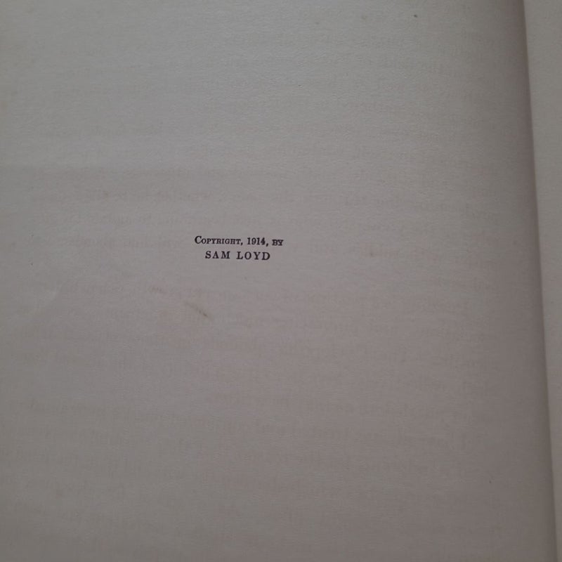 Sam Loyd's Cyclopedia of 5000 Puzzles, Tricks and Conundrums with Answers