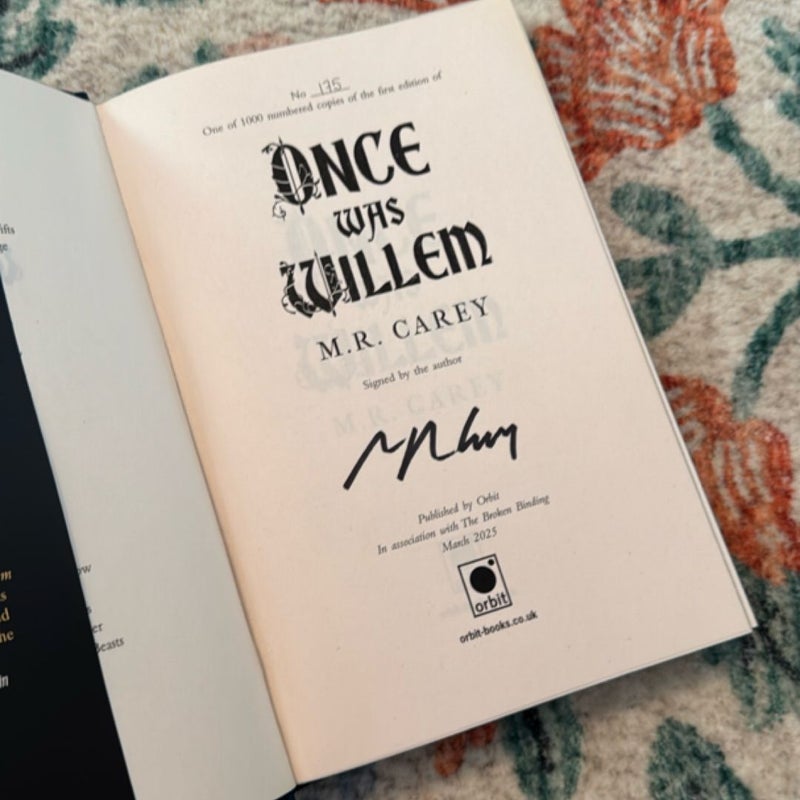 The Broken Binding Once Was Willem