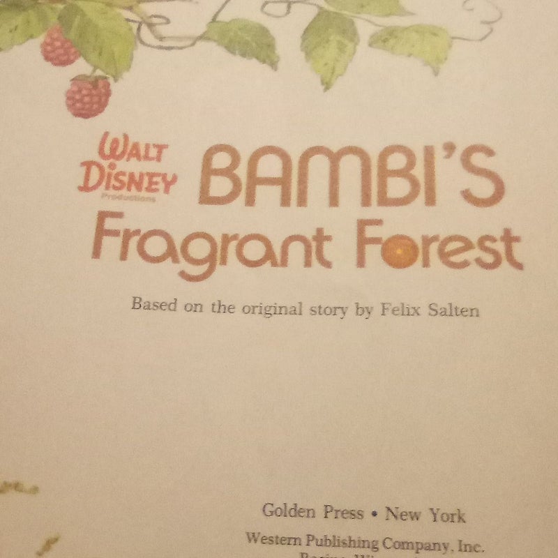Bambi's Fragrant Forest Scratch and Sniff
