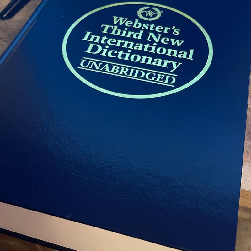 Webster's Third New International Dictionary