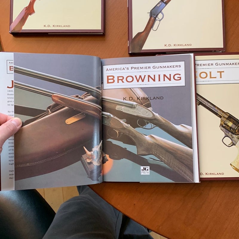 America's Premier Gunmaker: 4-Book Box Set: Browning, Colt, Remington and Winchester