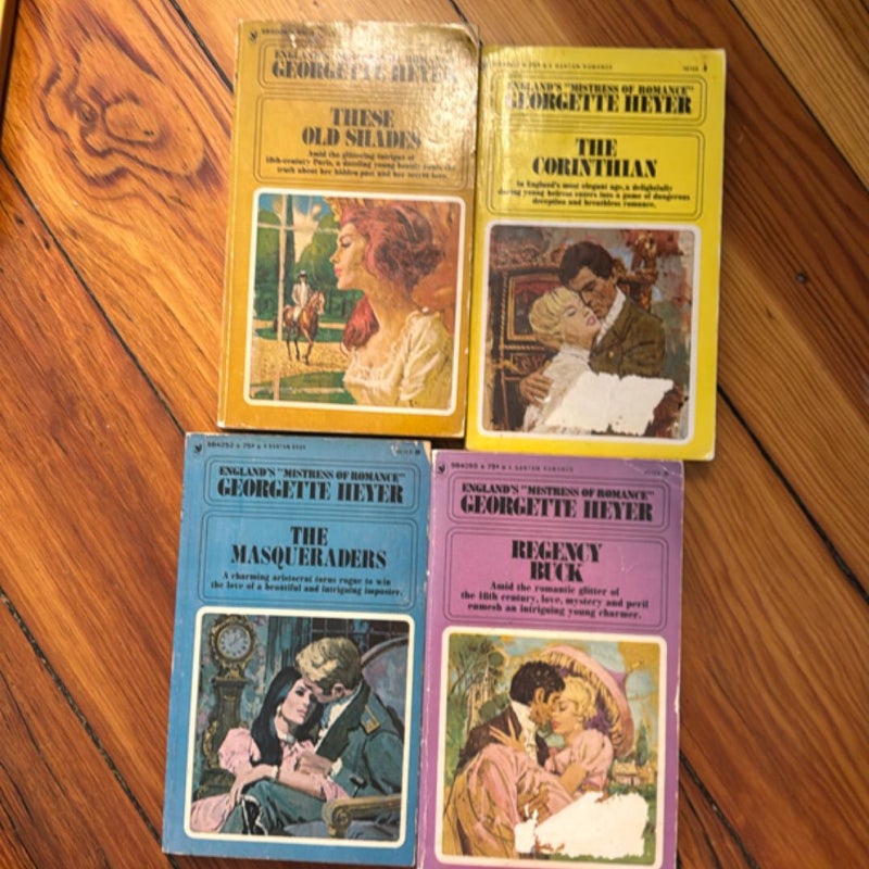 RESERVED - georgette heyer books 