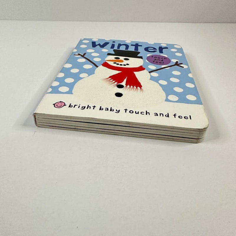 Winter, Touch and Feel Bright Baby (Board Book)