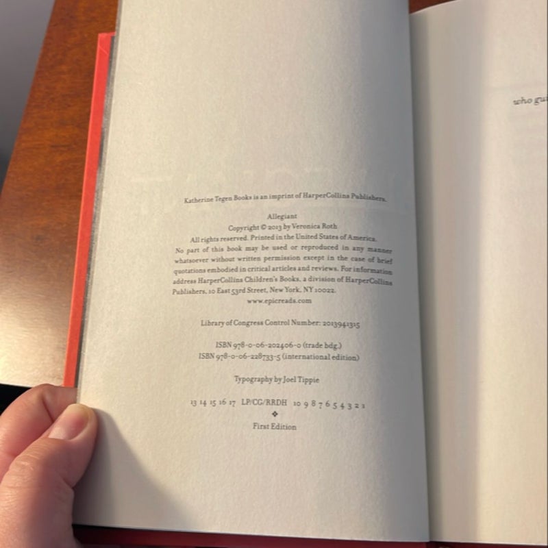 Allegiant (First Edition)