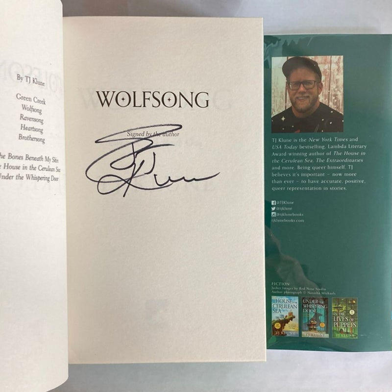 Waterstones Wolfsong popular *signed*