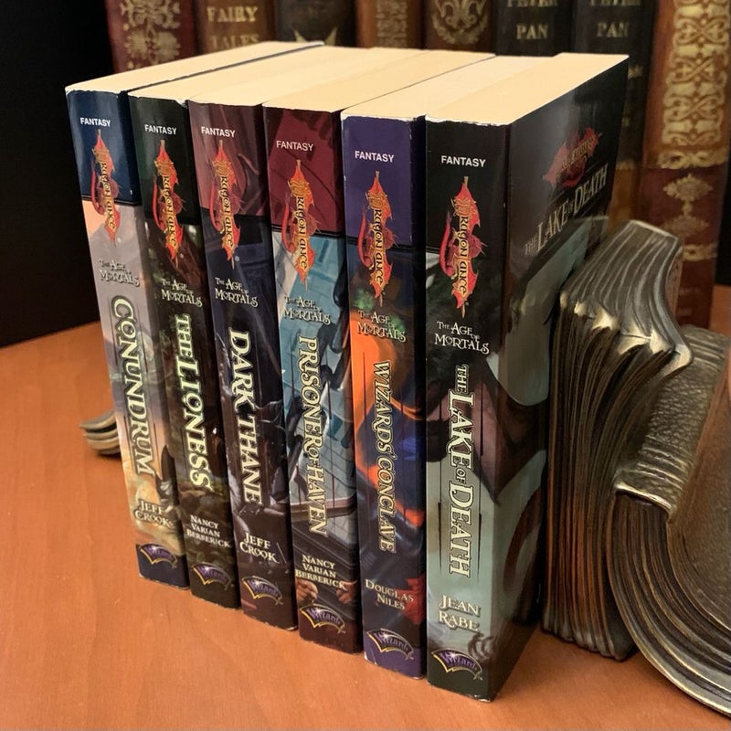 DragonLance: Complete Age of Mortals Series 1-6: Conundrum, Lioness, Dark Thane, Prisoner of Haven, Wizard’s Conclave, Lake of Death