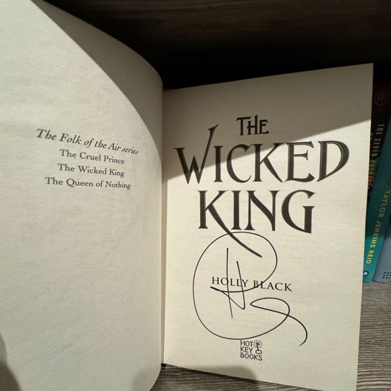 The Wicked King SIGNED