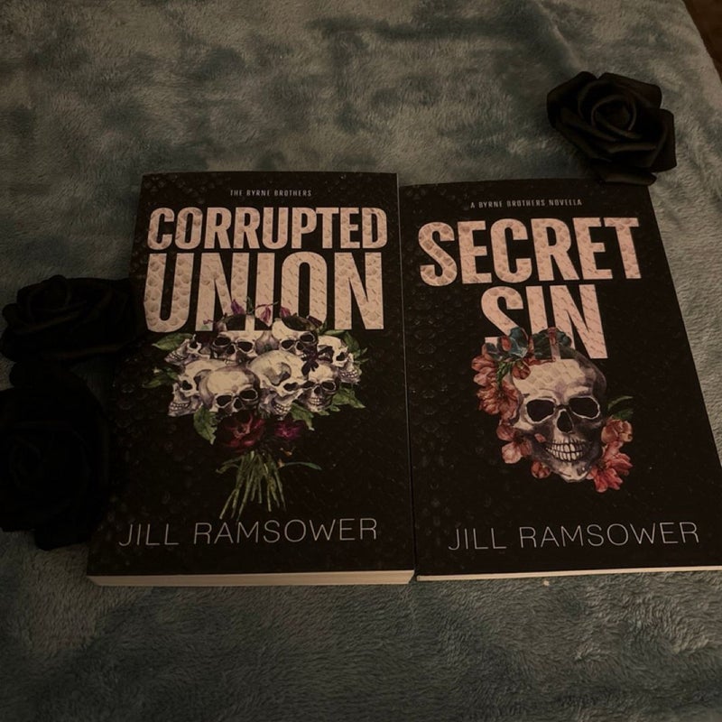 (Limited edition covers) Secret Sin (Novella) and Corrupted Union