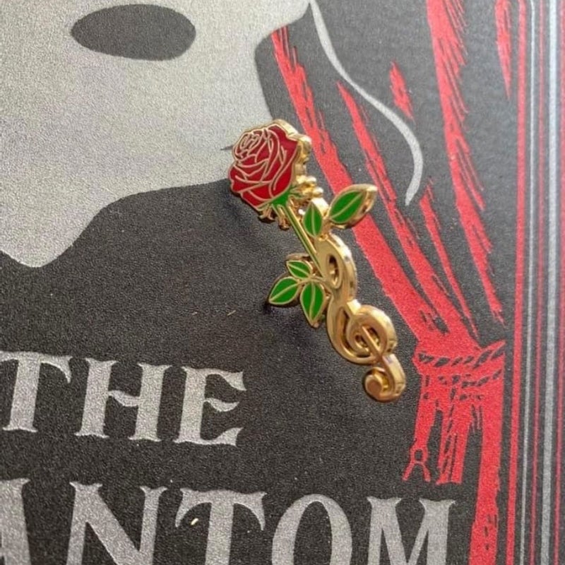 Phantom of the Opera Inspired Enamel Pin