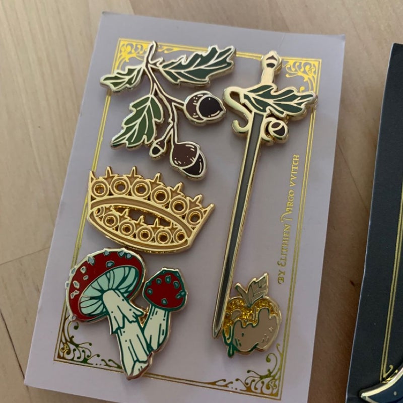 The Cruel Prince / enamel pin set 