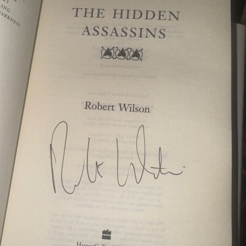 THE HIDDEN ASSASSINS SIGNED