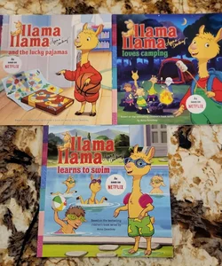 Llama Llama and the Lucky Pajamas, Love's Camping, Learns to Swim
