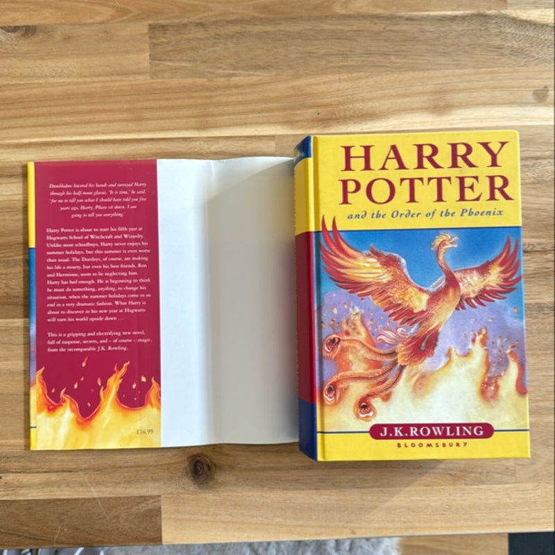 Harry Potter and the Order of the Phoenix (UK first edition)