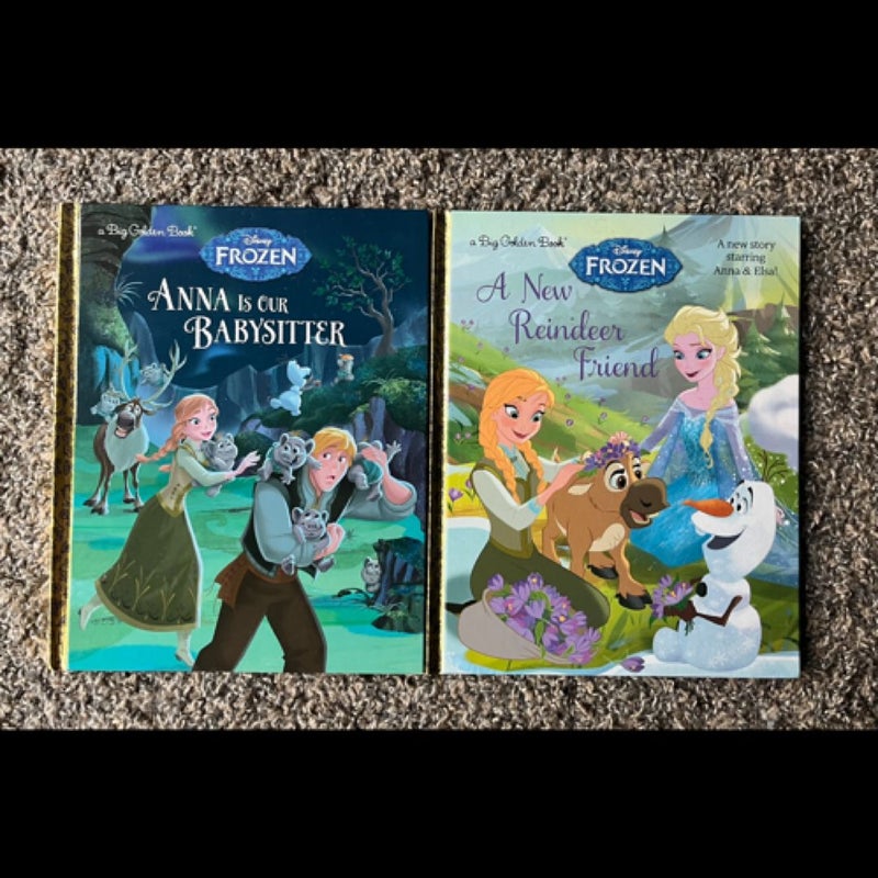 2 Big Golden Books: Disney Frozen