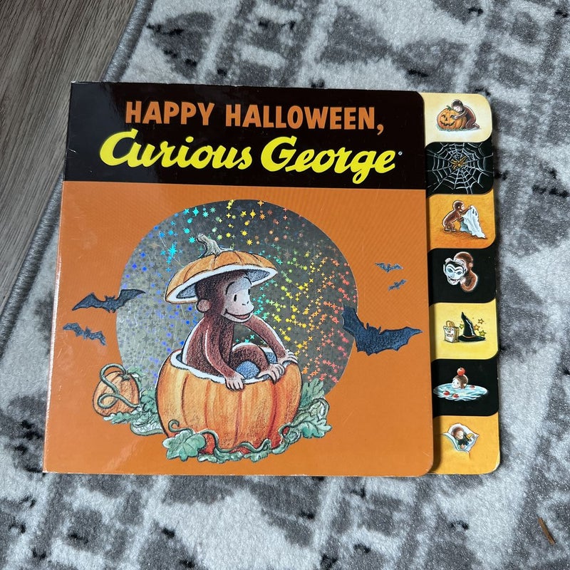 Happy Halloween, Curious George Tabbed Board Book