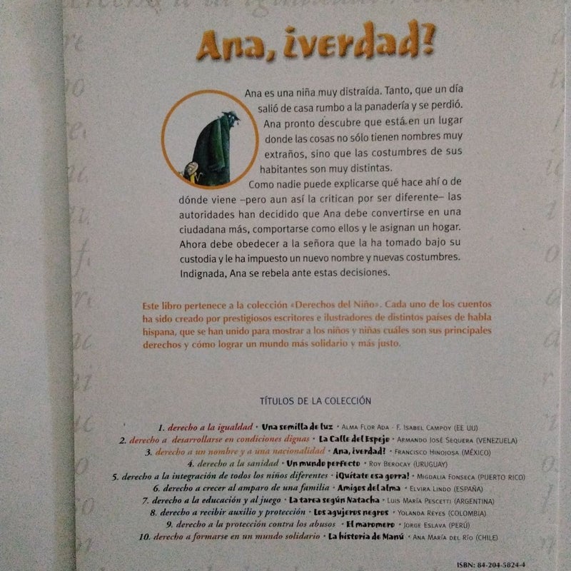 Ana, Verdad?
