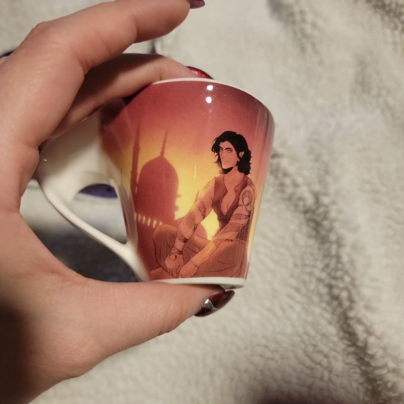 City of Brass Tea cup and saucer 