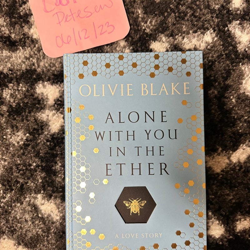 Alone With You In The Ether by Olivie Blake, on sale Illumicrate SE