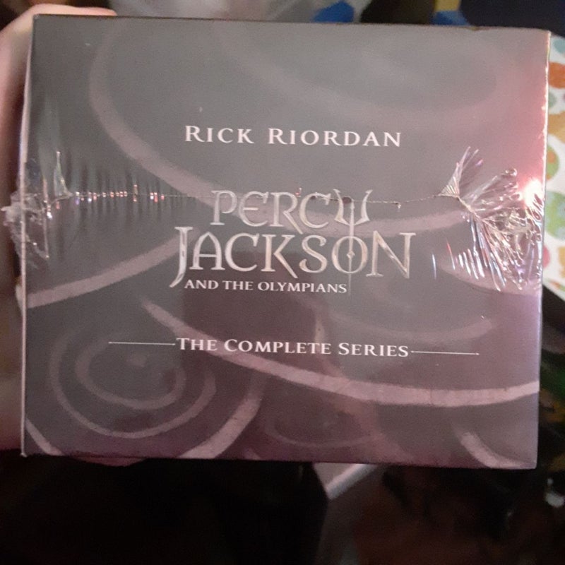 Percy Jackson and the Olympians 5 Book Paperback Boxed Set (new Covers W/poster)