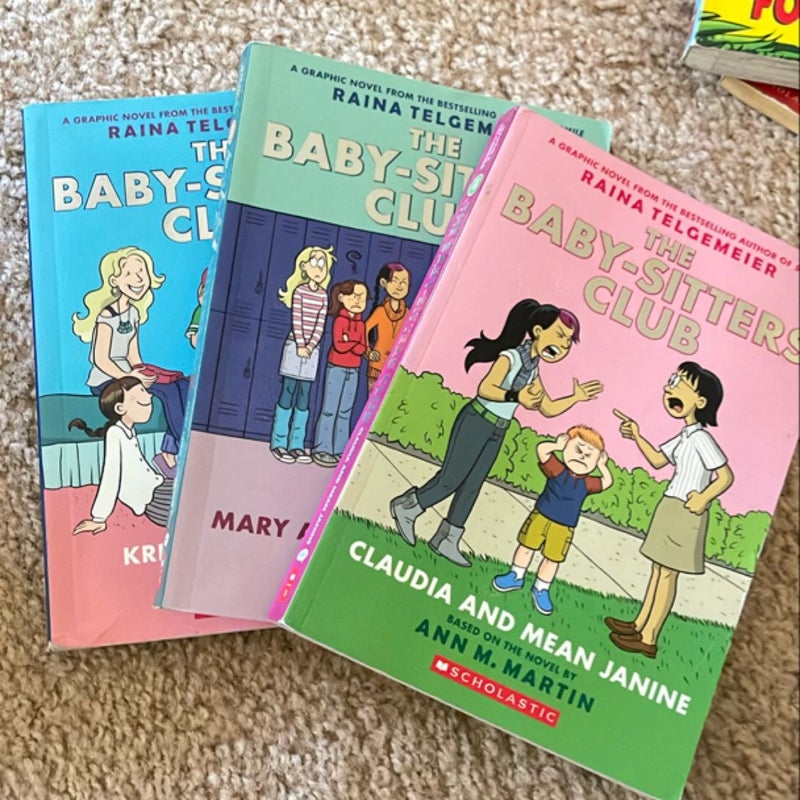 The Baby-Sitters Club Books 1, 3 & 4