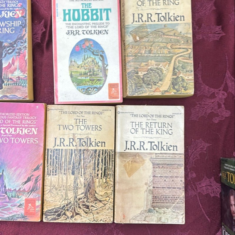 JRR Tolkien collection of books. 16 books