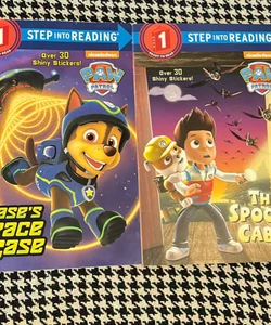 Paw Patrol bundle: Chase's Space Case (Paw Patrol) and The Spooky Cabin