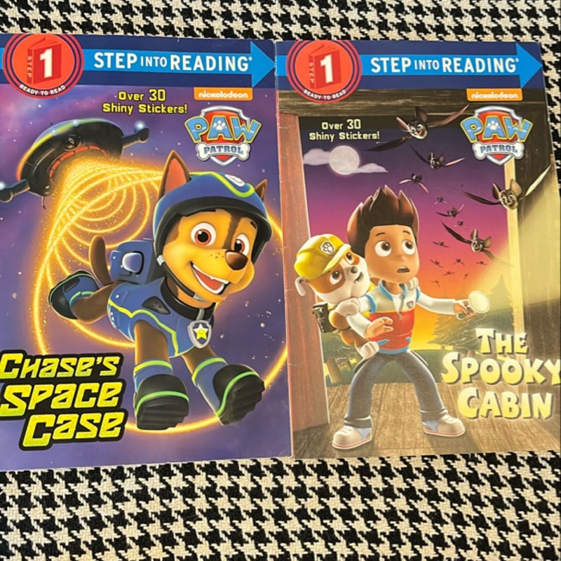 Paw Patrol bundle: Chase's Space Case (Paw Patrol) and The Spooky Cabin