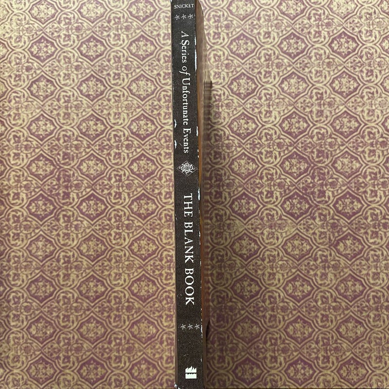 A Series of Unfortunate Events: The Blank Book