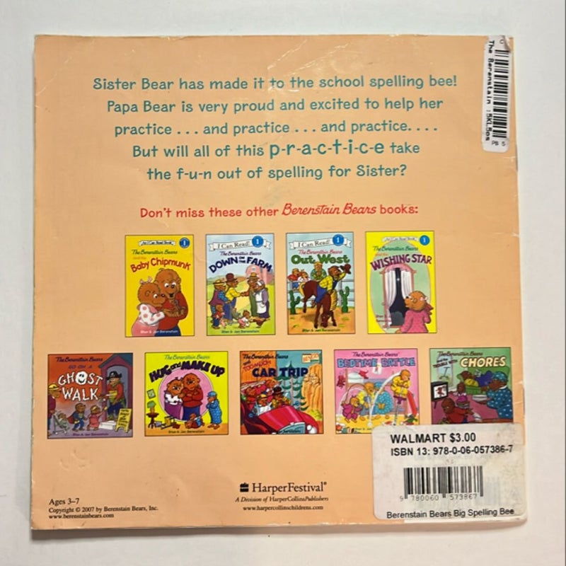 The Berenstain Bears and the Big Spelling Bee