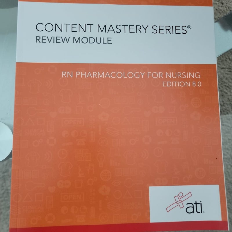 RN Pharmacology for Nursing Edition 8. 0