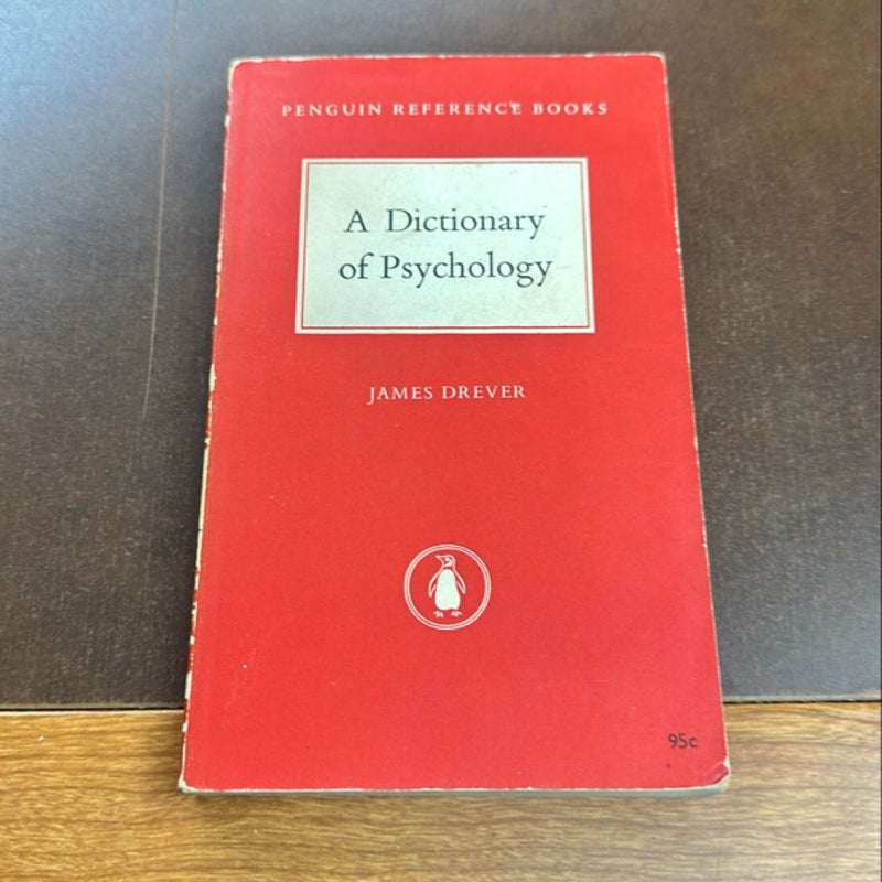A dictionary of psychology
