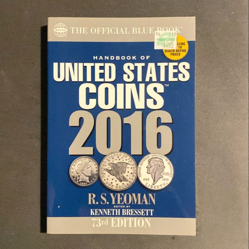 Handbook of United States Coins 2016 Paperback