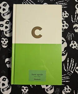 Kate Spade "C" notebook