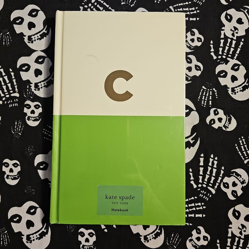 Kate Spade "C" notebook