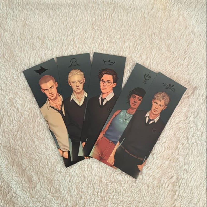 The Raven Cycle bookmarks (Illumicrate exclusive)