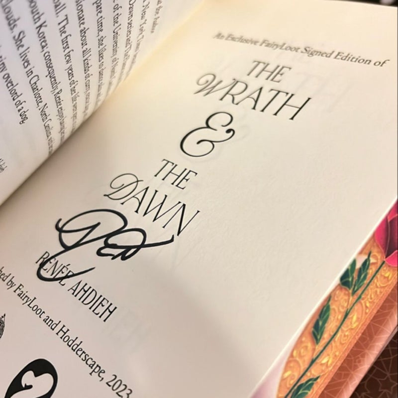 The Wrath and the Dawn & The Rose and the Dagger duology (signed!)