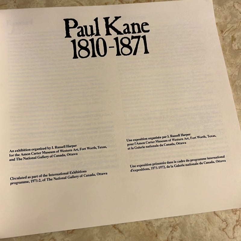 Paul Kane 1810-1871