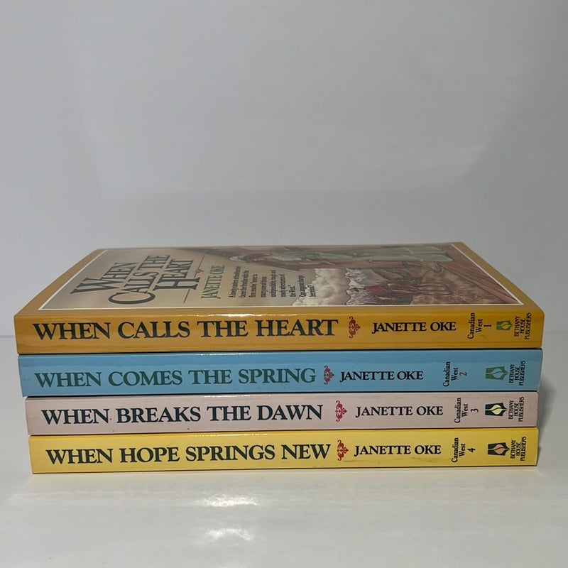 Canadian West Series (Books 1-4) Bundle: When Calls The Heart, When Comes The Spring, When Breaks The Dawn, & When Hope Springs New