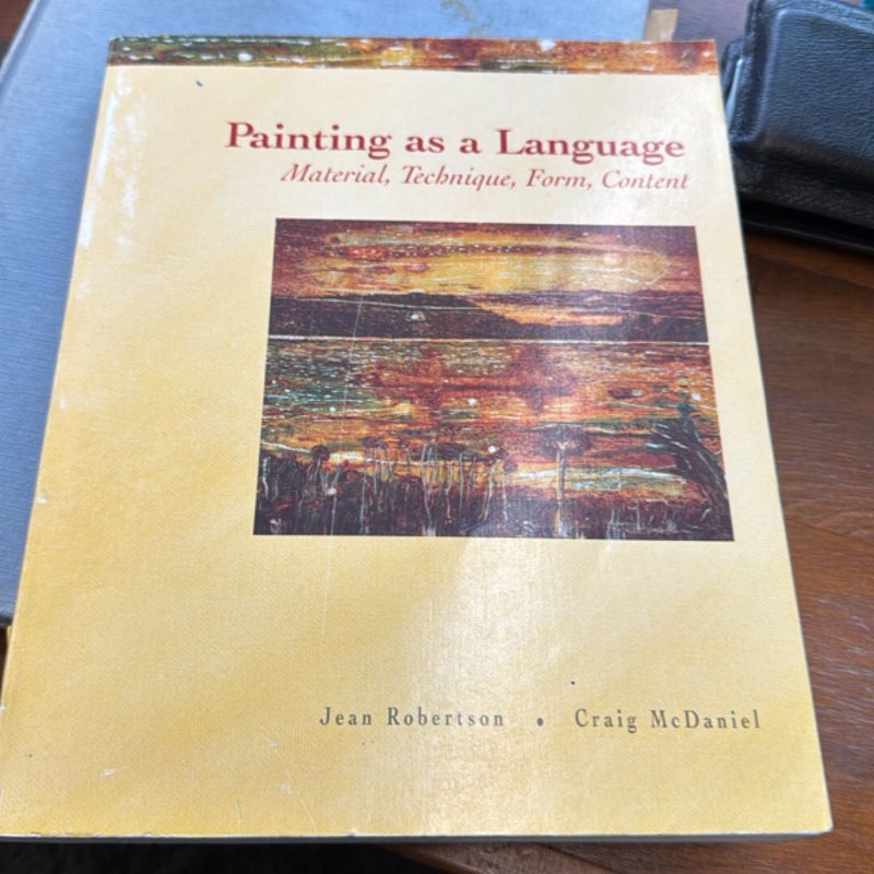 Painting as a Language