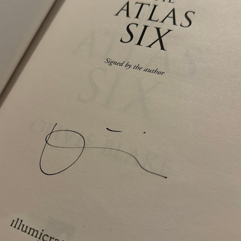 The Atlas Six: the Atlas Book 1 (signed by the author Illumicrate)