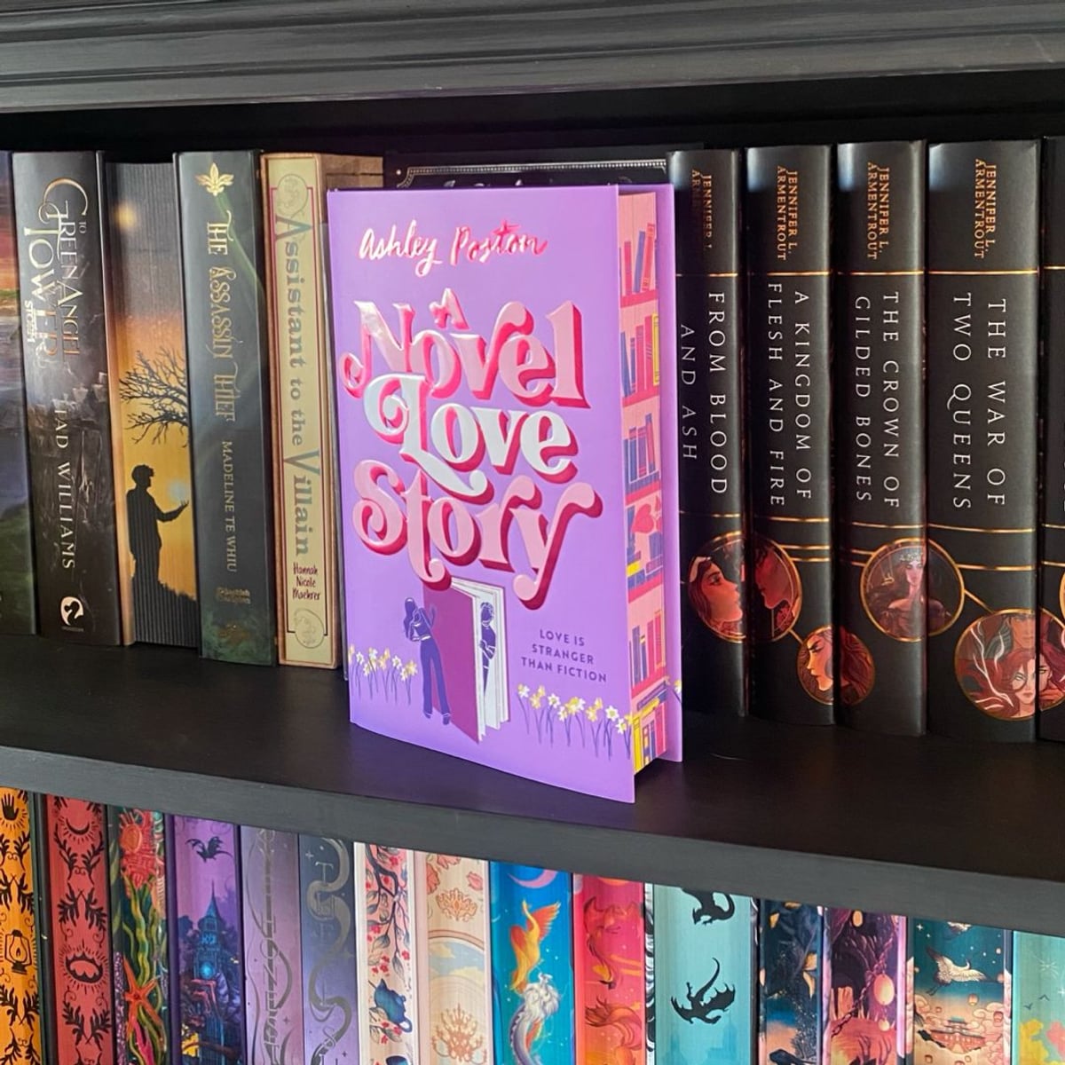 Fairyloot Edition of “A Novel Love Story” by Ashley Poston, Hardcover ...