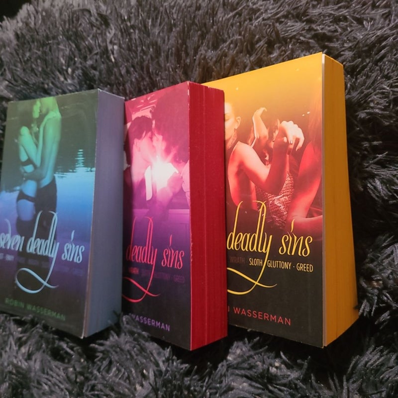 Seven Deadly Sins Vol. 1-3-painted edges