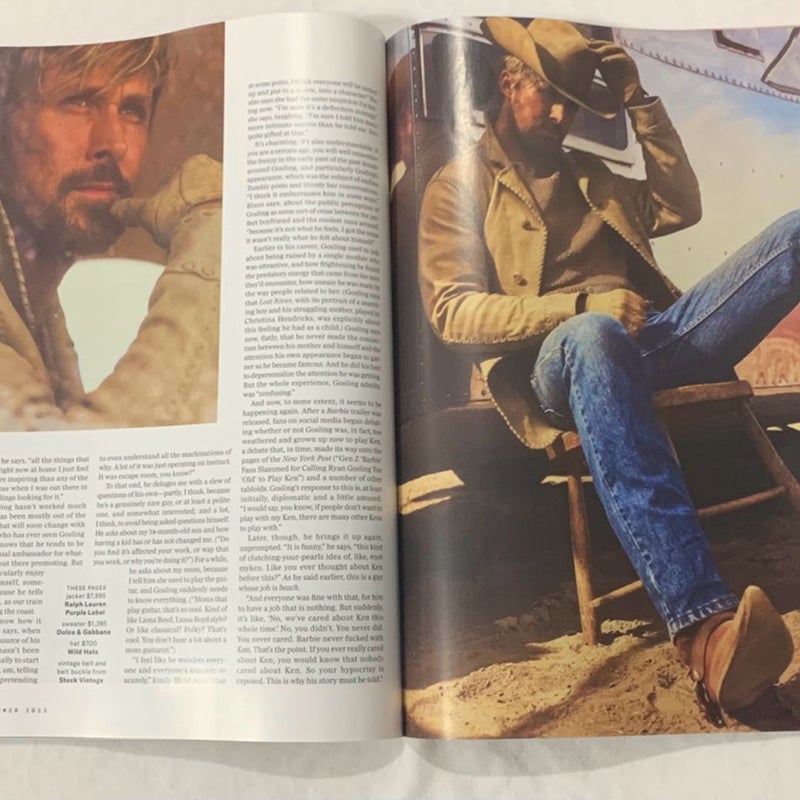  GQ “Ryan Gosling The Return of” Issue Summer 2023 Magazine 